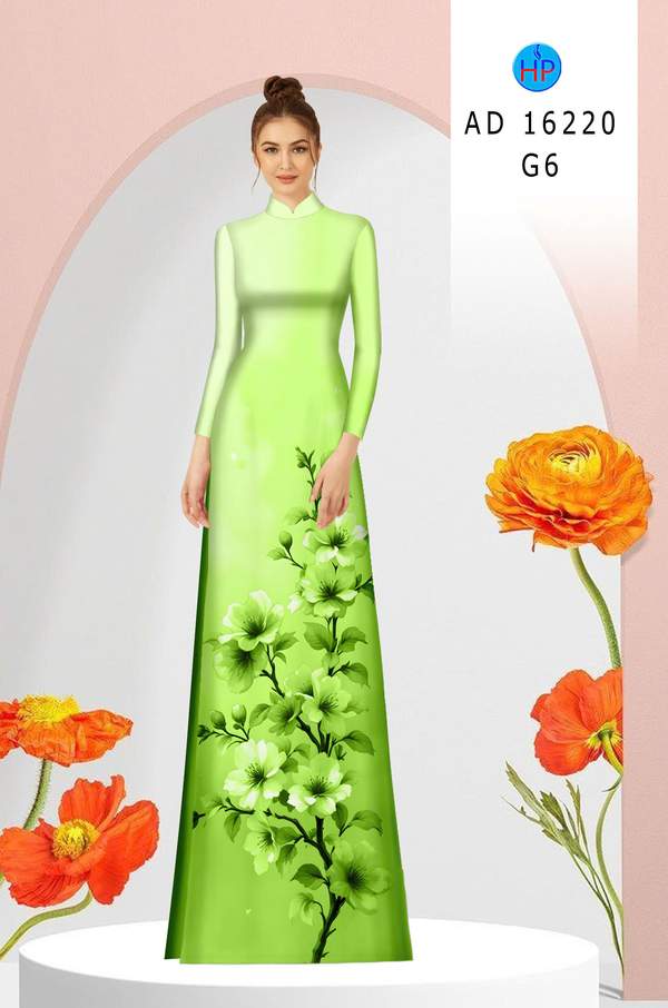 Vải Áo Dài Hoa In 3D AD 16220 8 1761618403 209 vai ao dai hoa in 3d ad 16220