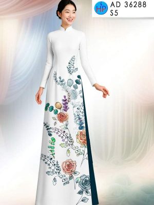 Vẽ Áo Dài Đẹp, Cao Cấp, Uy Tín Tại Sài Gòn 24 ve ao dai hoa hong 2