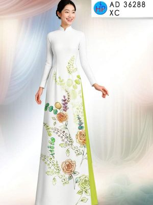Vẽ Áo Dài Đẹp, Cao Cấp, Uy Tín Tại Sài Gòn 24 ve ao dai hoa hong 2