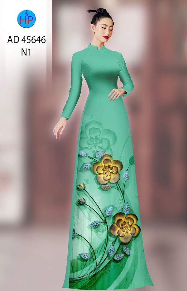Vải Áo Dài Hoa In 3D AD 45646 3 1761702288 22 vai ao dai hoa in 3d ad 45646