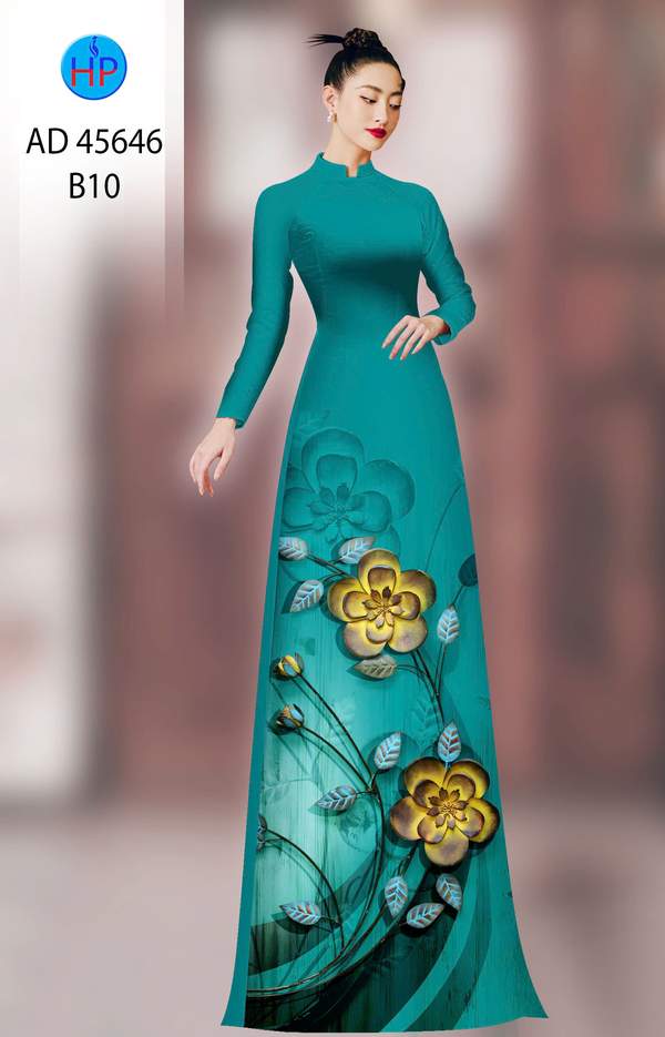 Vải Áo Dài Hoa In 3D AD 45646 5 1761702288 684 vai ao dai hoa in 3d ad 45646