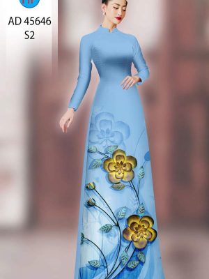 Vải Áo Dài Hoa In 3D AD 45646 27 1761702289 13 vai ao dai hoa in 3d ad 45646