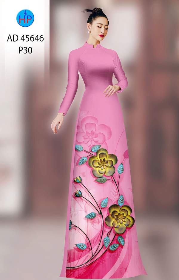 Vải Áo Dài Hoa In 3D AD 45646 11 1761702289 304 vai ao dai hoa in 3d ad 45646