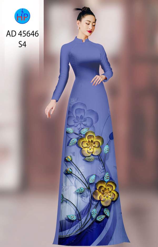 Vải Áo Dài Hoa In 3D AD 45646 8 1761702289 630 vai ao dai hoa in 3d ad 45646