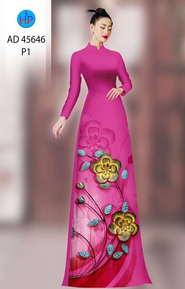 Vải Áo Dài Hoa In 3D AD 45646 10 1761702289 934 vai ao dai hoa in 3d ad 45646