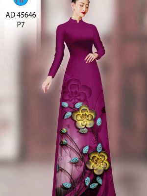 Vải Áo Dài Hoa In 3D AD 45646 30 1761702290 310 vai ao dai hoa in 3d ad 45646