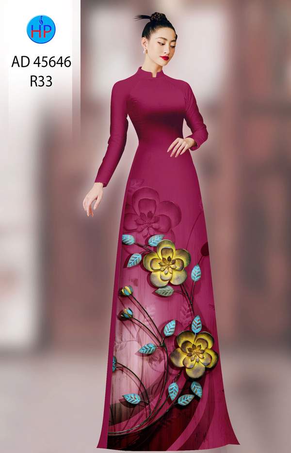 Vải Áo Dài Hoa In 3D AD 45646 13 1761702290 86 vai ao dai hoa in 3d ad 45646
