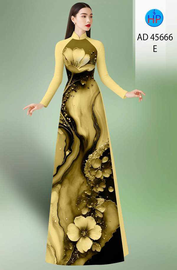 Vải Áo Dài Hoa In 3D AD 45666 2 1761787257 49 vai ao dai hoa in 3d ad 45666