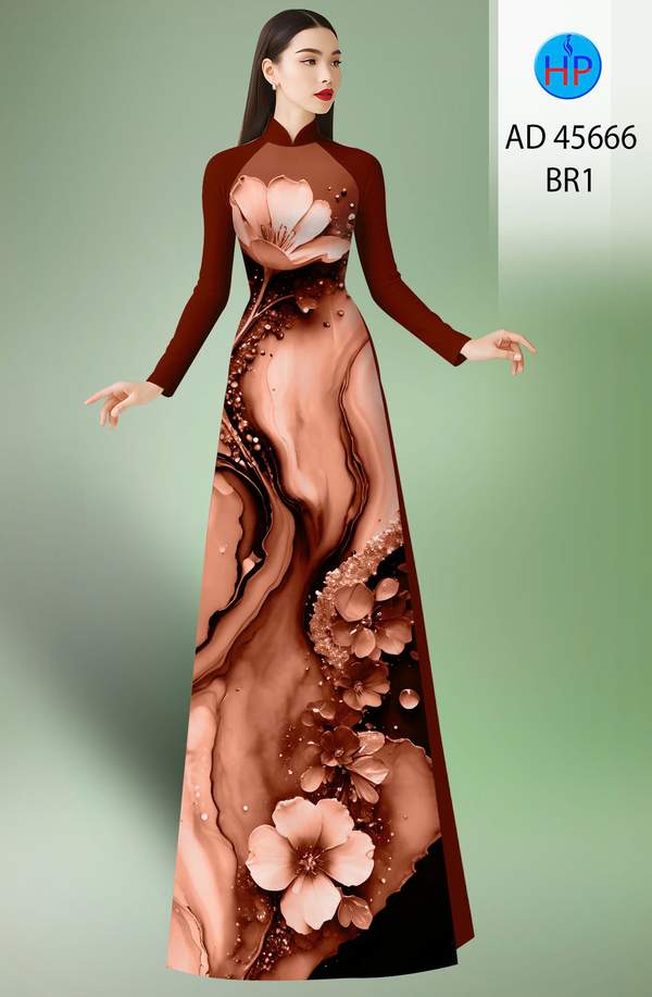 Vải Áo Dài Hoa In 3D AD 45666 3 1761787257 919 vai ao dai hoa in 3d ad 45666