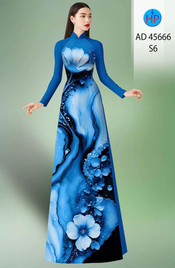 Vải Áo Dài Hoa In 3D AD 45666 4 1761787258 258 vai ao dai hoa in 3d ad 45666