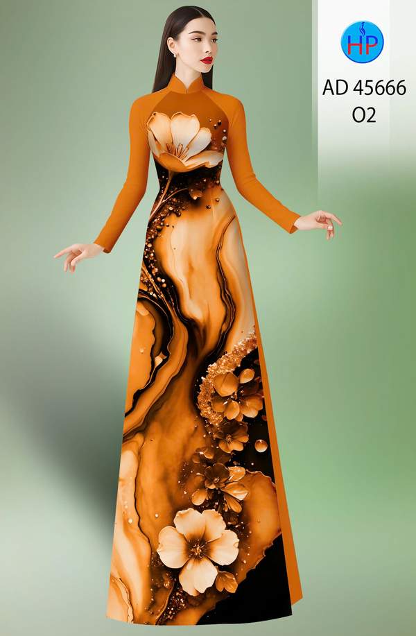 Vải Áo Dài Hoa In 3D AD 45666 5 1761787258 93 vai ao dai hoa in 3d ad 45666