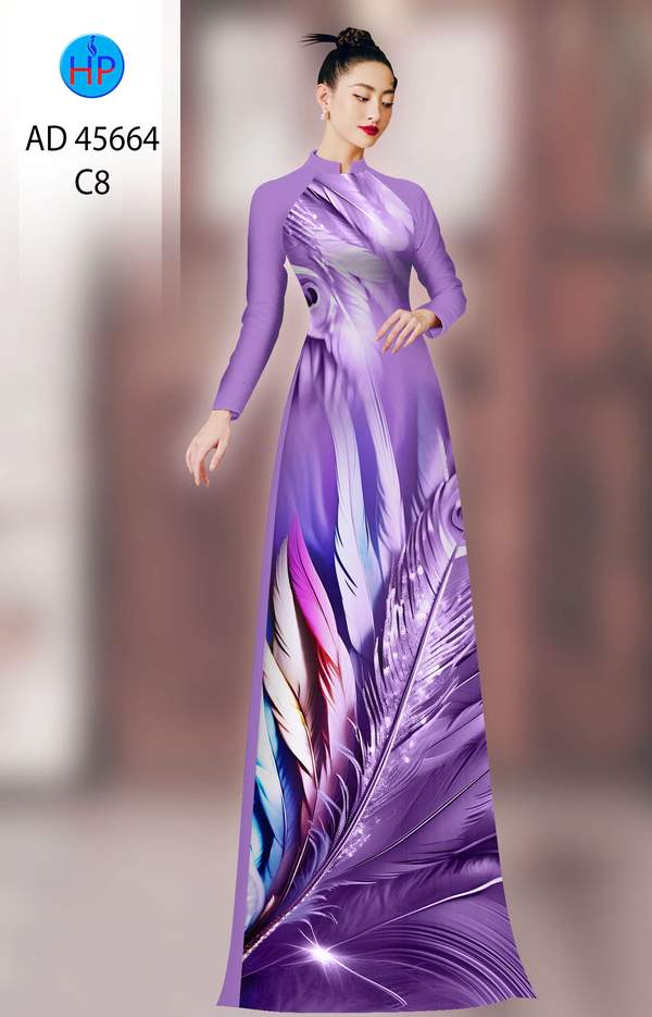 Vải Áo Dài Hoa In 3D AD 45664 5 1761787679 125 vai ao dai hoa in 3d ad 45664