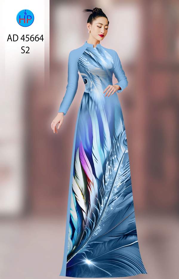 Vải Áo Dài Hoa In 3D AD 45664 4 1761787679 278 vai ao dai hoa in 3d ad 45664
