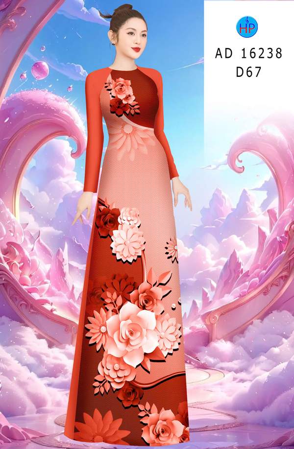 Vải Áo Dài Hoa In 3D AD 16238 9 1761877360 276 vai ao dai hoa in 3d ad 16238