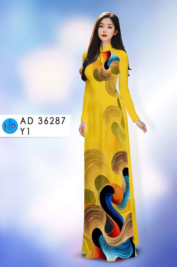 Vải Áo Dài Hoa Văn AD 36287 1 vai ao dai hoa van ad 36287
