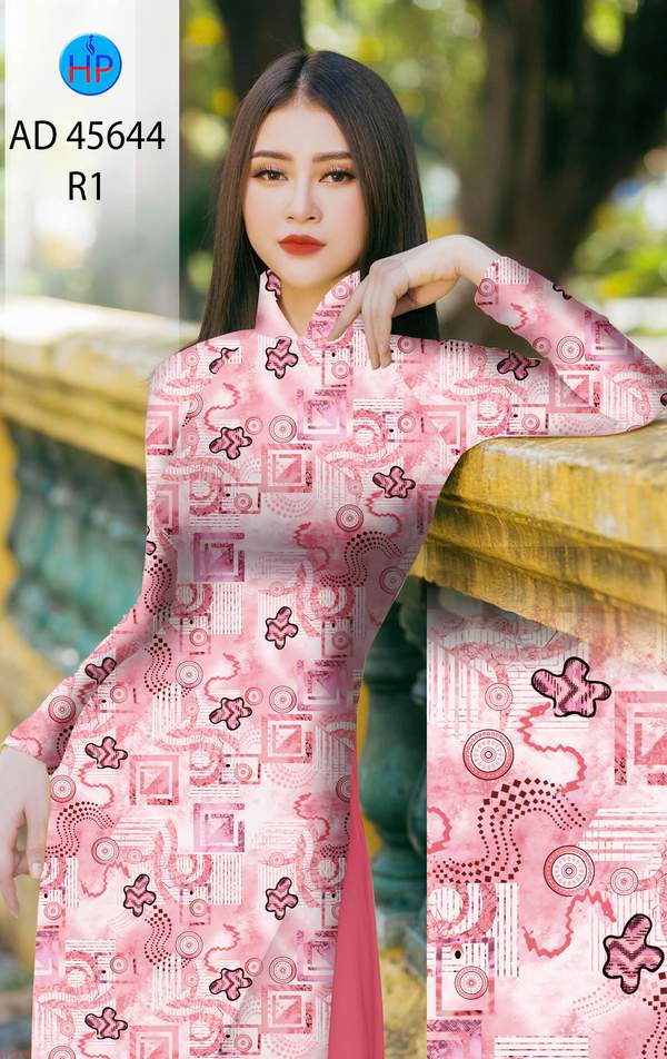 Vải Áo Dài Hoa Văn AD 45644 2 vai ao dai hoa van ad 45644