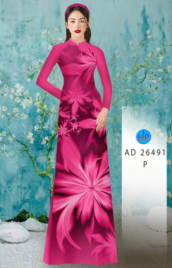Vải Áo Dài Hoa In 3D AD 26491 2 1761955526 415 vai ao dai hoa in 3d ad 26491