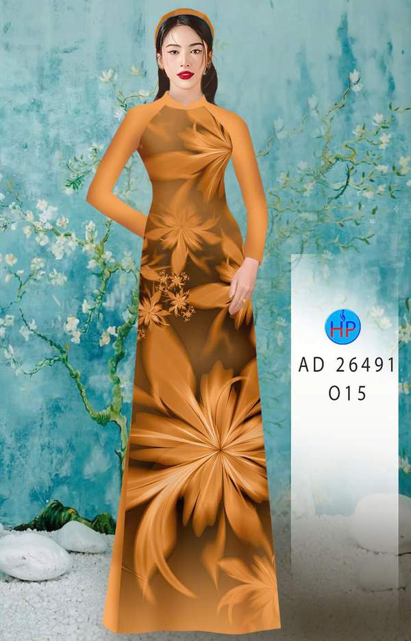 Vải Áo Dài Hoa In 3D AD 26491 4 1761955527 389 vai ao dai hoa in 3d ad 26491