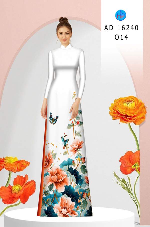 Vải Áo Dài Hoa In 3D AD 16240 8 1762132593 46 vai ao dai hoa in 3d ad 16240