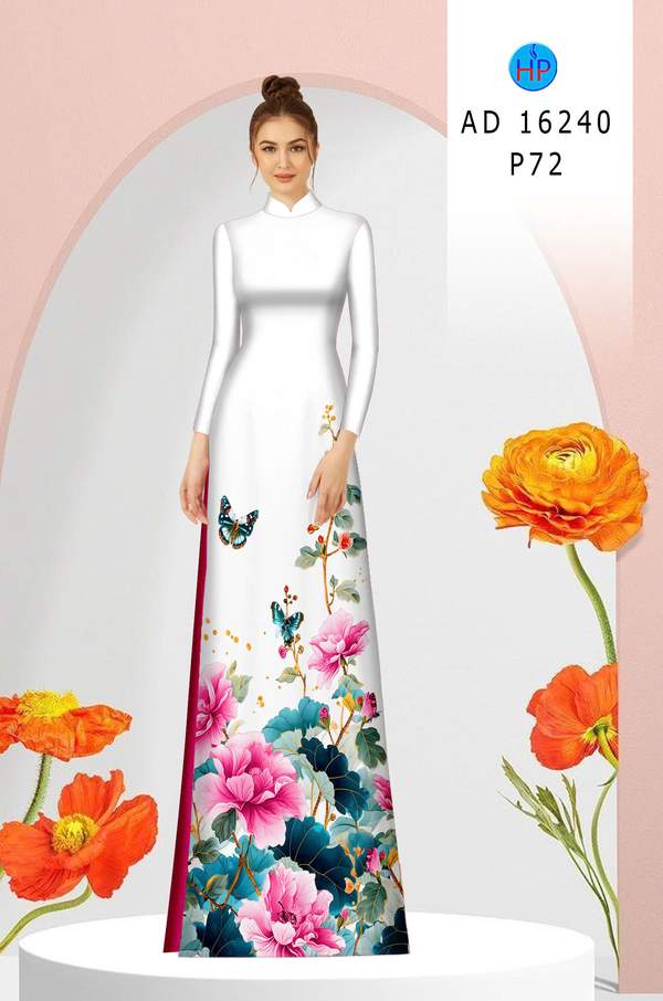 Vải Áo Dài Hoa In 3D AD 16240 11 1762132594 287 vai ao dai hoa in 3d ad 16240