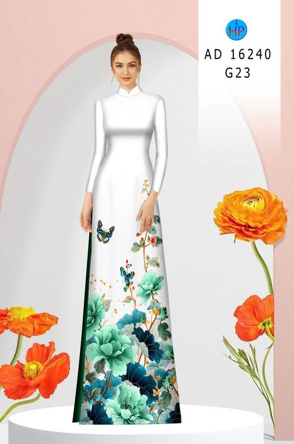 Vải Áo Dài Hoa In 3D AD 16240 12 1762132594 4 vai ao dai hoa in 3d ad 16240