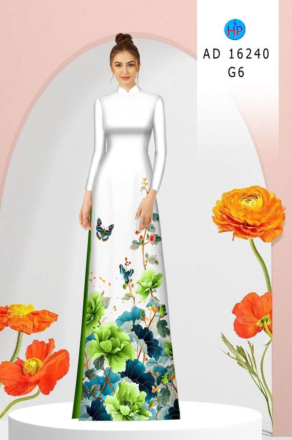 Vải Áo Dài Hoa In 3D AD 16240 18 1762132595 15 vai ao dai hoa in 3d ad 16240
