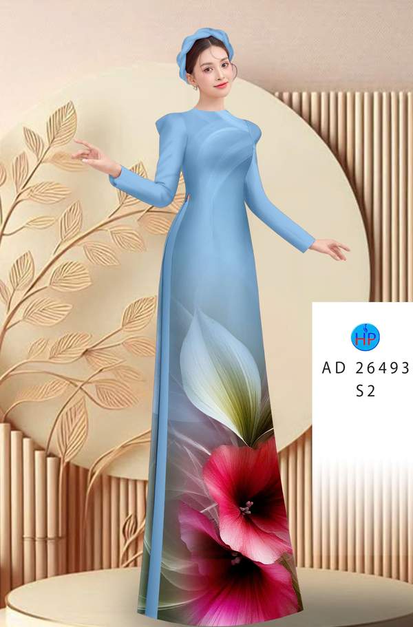 Vải Áo Dài Hoa in 3D AD 26493 2 1762133019 263 vai ao dai hoa in 3d ad 26493