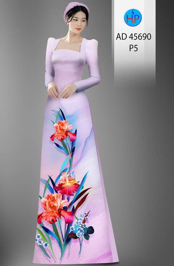 Vải Áo Dài Hoa In 3D AD 45690 2 1762305031 915 vai ao dai hoa in 3d ad 45690