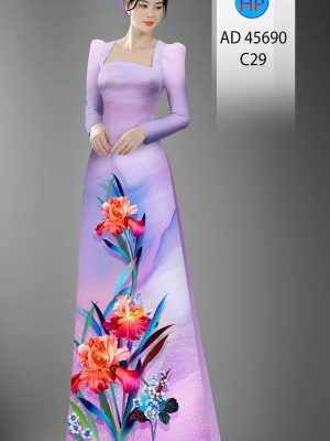 Vải Áo Dài Hoa In 3D AD 45690 27 1762305033 57 vai ao dai hoa in 3d ad 45690