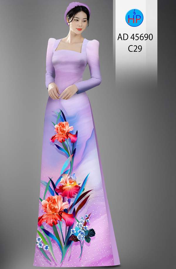 Vải Áo Dài Hoa In 3D AD 45690 10 1762305033 57 vai ao dai hoa in 3d ad 45690