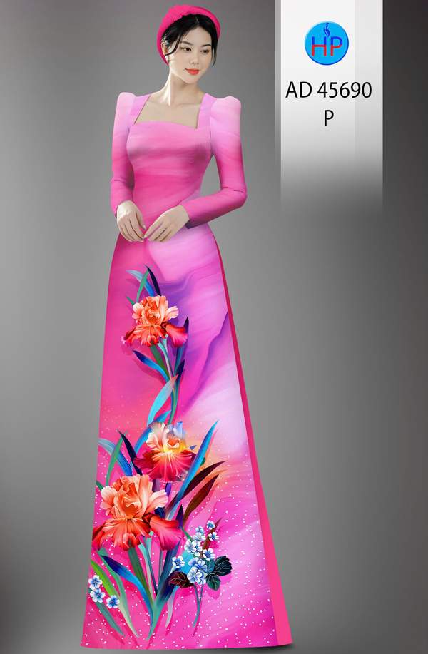 Vải Áo Dài Hoa In 3D AD 45690 12 1762305033 738 vai ao dai hoa in 3d ad 45690