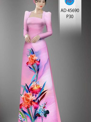 Vải Áo Dài Hoa In 3D AD 45690 33 1762305034 717 vai ao dai hoa in 3d ad 45690