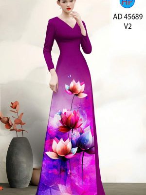 Vải Áo Dài Hoa Sen AD 45689 22 1762305916 958 vai ao dai hoa sen ad 45689
