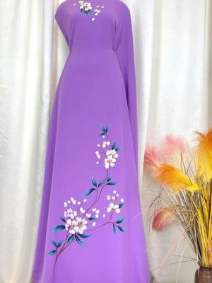 Vải Áo Dài Vẽ Hoa Rất Sang AD V53077 5 1762397478 961 vai ao dai ve hoa rat sang ad v53077