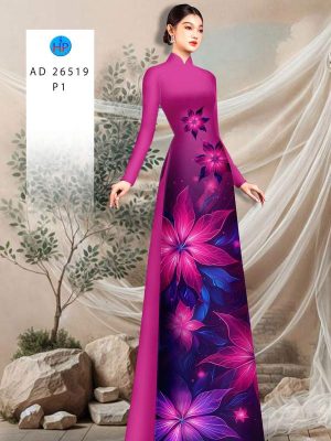 Vải Áo Dài Hoa In 3D AD 26519 25 1762566413 276 vai ao dai hoa in 3d ad 26519