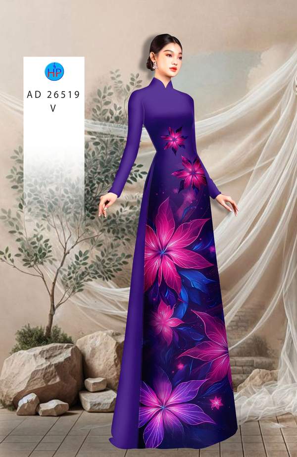 Vải Áo Dài Hoa In 3D AD 26519 13 1762566414 441 vai ao dai hoa in 3d ad 26519