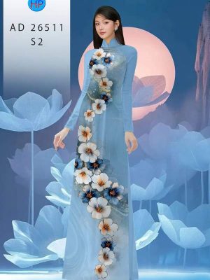Vải Áo Dài Hoa In 3D AD 26511 27 1762737494 59 vai ao dai hoa in 3d ad 26511