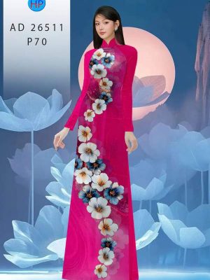 Vải Áo Dài Hoa In 3D AD 26511 35 1762737495 251 vai ao dai hoa in 3d ad 26511