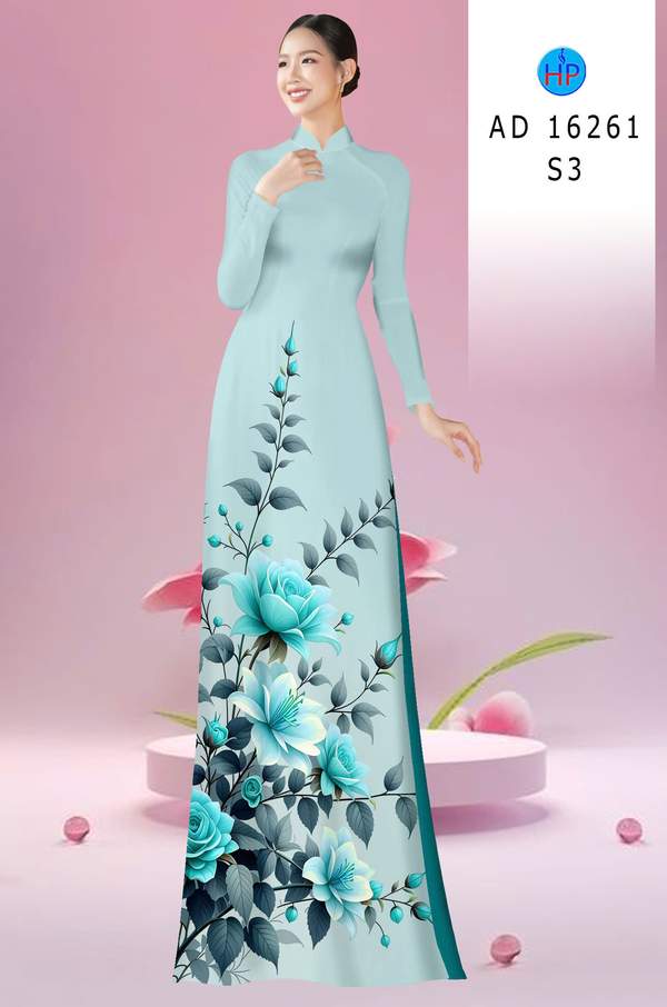 Vải Áo Dài Hoa In 3D AD 16261 3 1762737897 339 vai ao dai hoa in 3d ad 16261