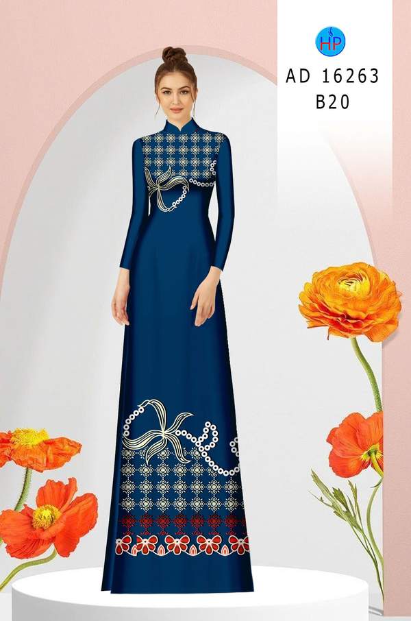 Vải Áo Dài Hoa In 3D AD 16263 3 1762738834 373 vai ao dai hoa in 3d ad 16263