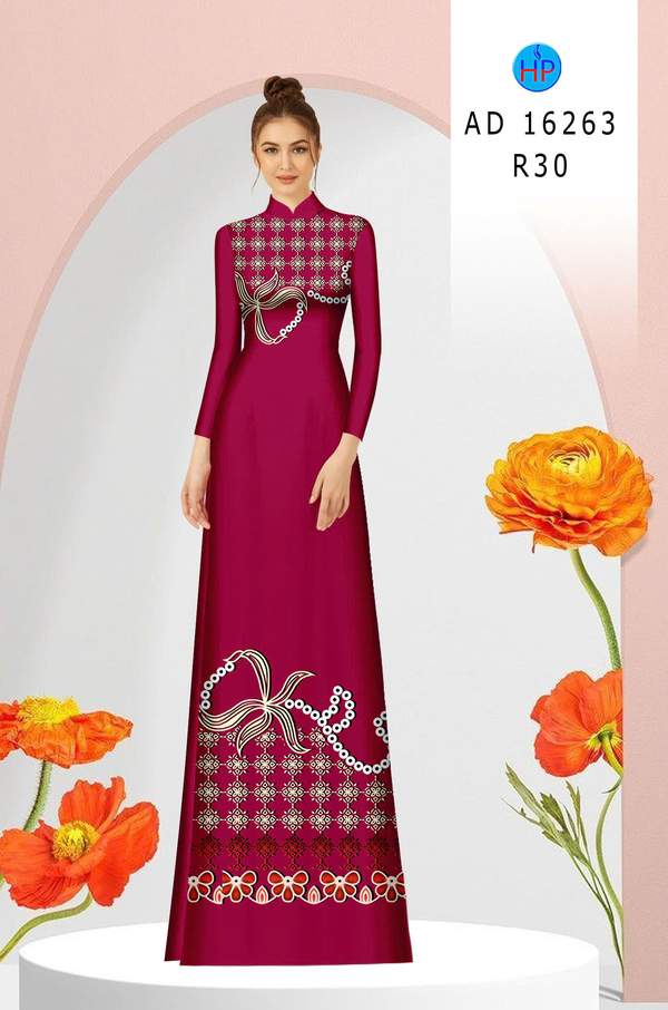 Vải Áo Dài Hoa In 3D AD 16263 9 1762738836 624 vai ao dai hoa in 3d ad 16263