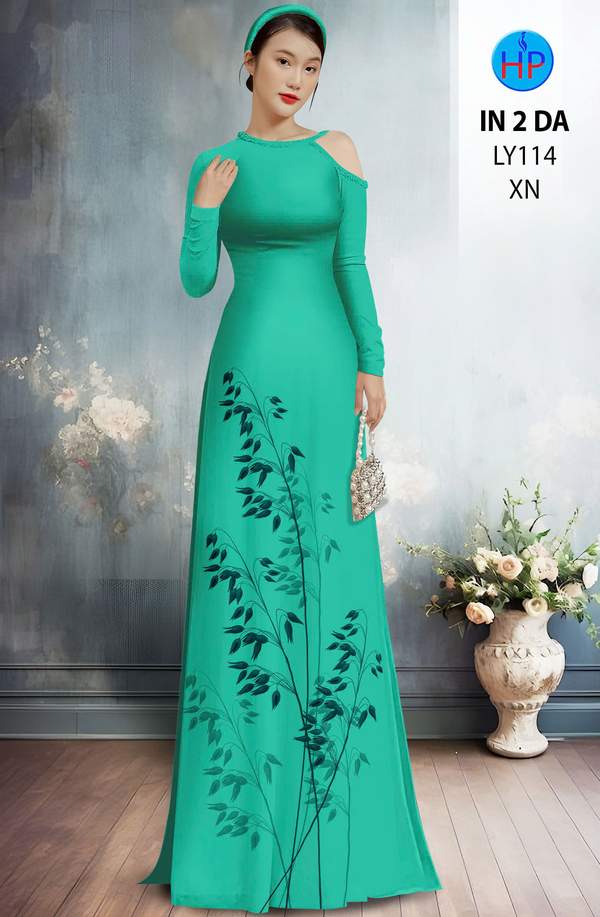 Vải Áo Dài Hoa In 3D AD LY114 12 1762909595 195 vai ao dai hoa in 3d ad ly114