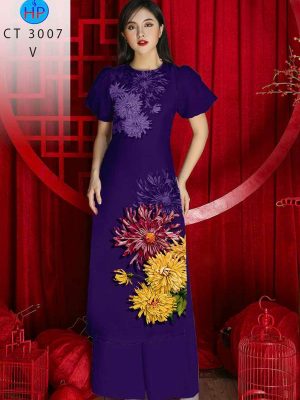 Vải Áo Dài Hoa In 3D AD CT3007 21 1762910933 362 vai ao dai hoa in 3d ad ct3007