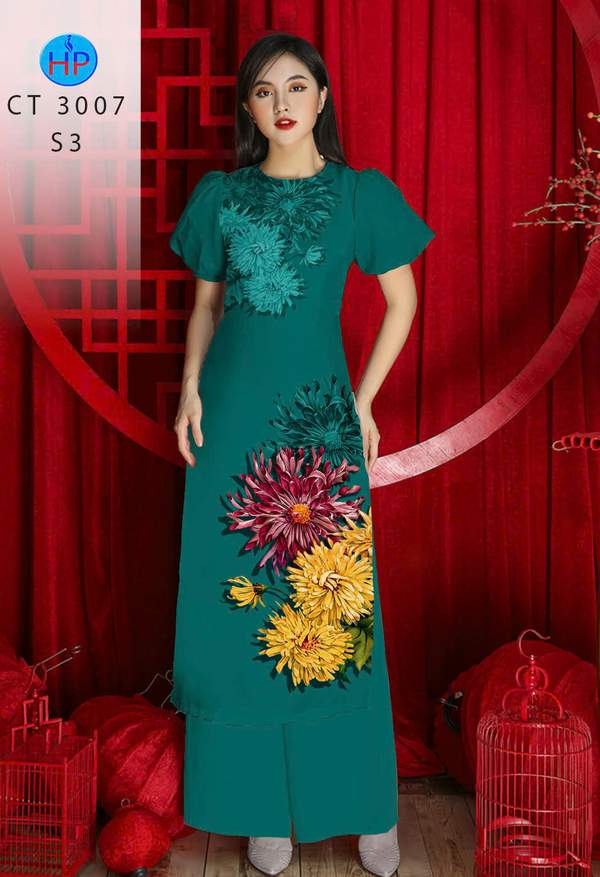 Vải Áo Dài Hoa In 3D AD CT3007 9 1762910935 274 vai ao dai hoa in 3d ad ct3007