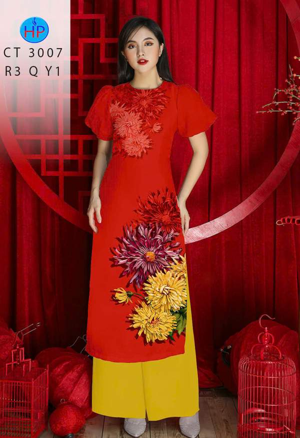 Vải Áo Dài Hoa In 3D AD CT3007 10 1762910935 467 vai ao dai hoa in 3d ad ct3007