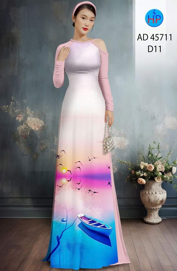 Vải Áo Dài Phong Cảnh AD 45711 3 1763016931 574 vai ao dai phong canh ad 45711