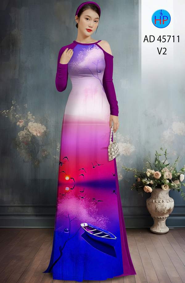 Vải Áo Dài Phong Cảnh AD 45711 11 1763016932 341 vai ao dai phong canh ad 45711