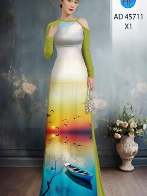 Vải Áo Dài Phong Cảnh AD 45711 29 1763016933 878 vai ao dai phong canh ad 45711
