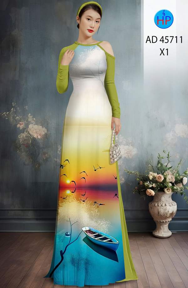 Vải Áo Dài Phong Cảnh AD 45711 12 1763016933 878 vai ao dai phong canh ad 45711