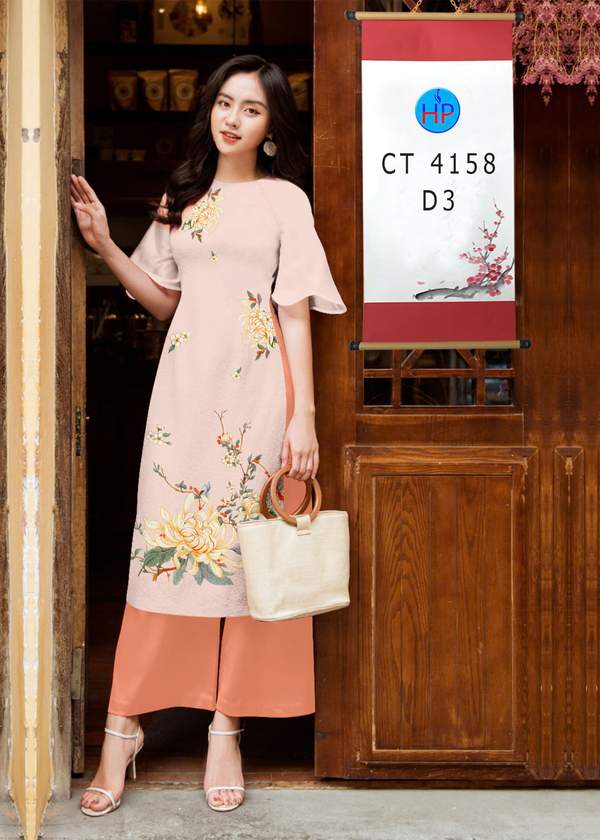 Vải Áo Dài Cách Tân Hoa Sen AD CT4158 8 1763017868 173 vai ao dai cach tan hoa sen ad ct4158